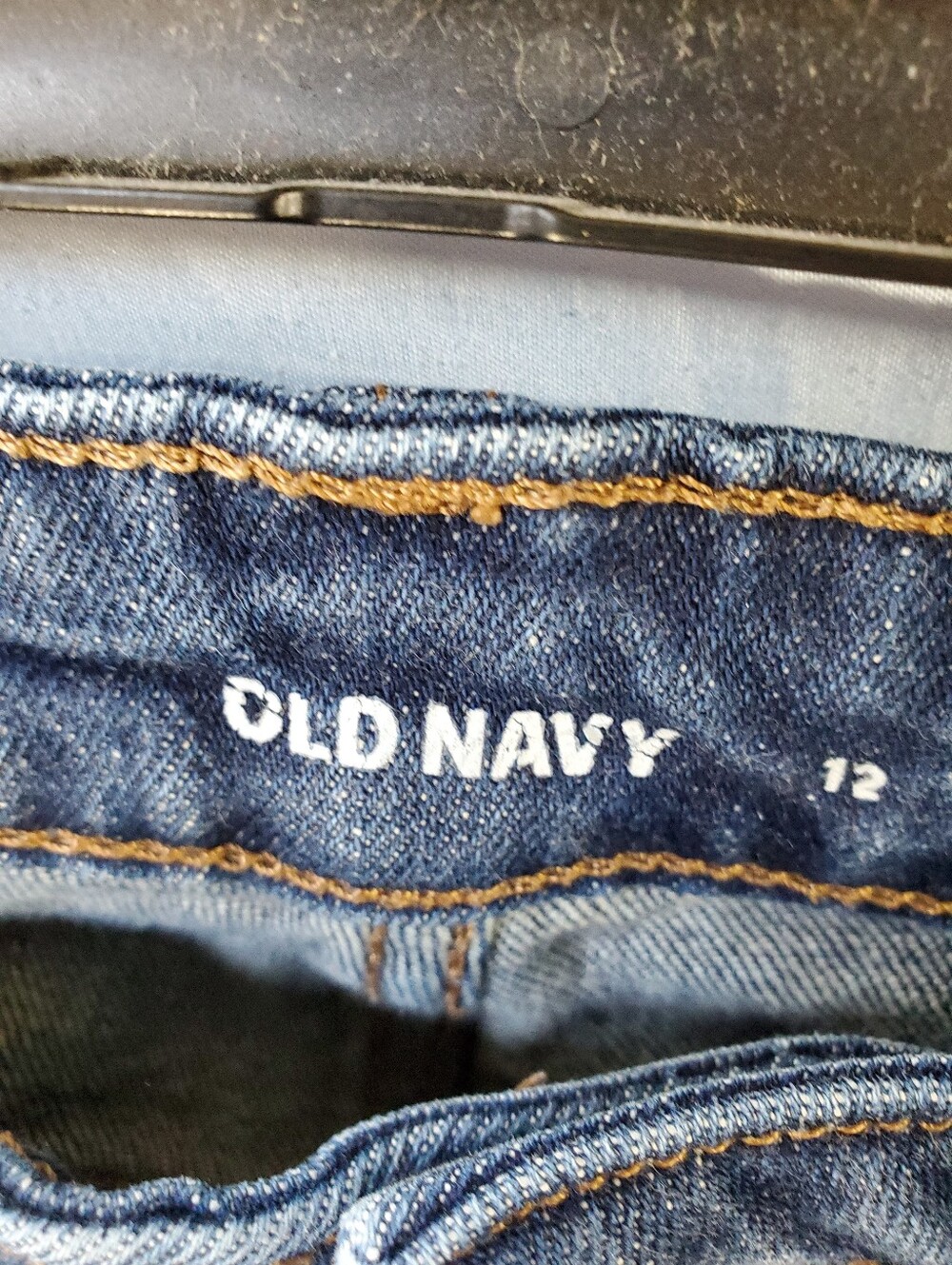 Old Navy Classic Straight-Leg Women’s Jeans in Dark Blue Size 12 - Picture 7 of 10
